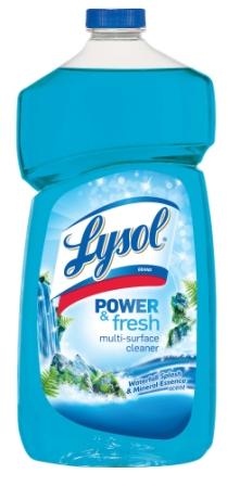 LYSOL Power  Fresh MultiSurface Cleaner  Pourable  Waterfall Splash 